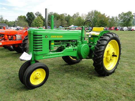 Company‟s, in the case of the model b the standard john deere wheels were on 9 x 38 tyres but some were fabricated in the uk using 9 x 36 rims, the single front tyre of the model bn is quite rare, its a 7.50 x 10 which fits on a split rim. 1956 John Deere Model B | John Deere was born in Rutland, Ve… | Flickr