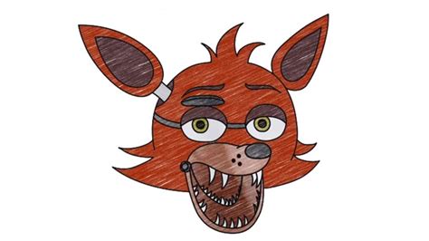 How To Draw Foxy Fnaf My How To Draw