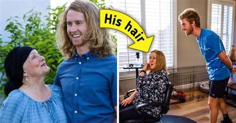Here S The Story Of A Son Who Grew Out His Hair To Make A Wig For His