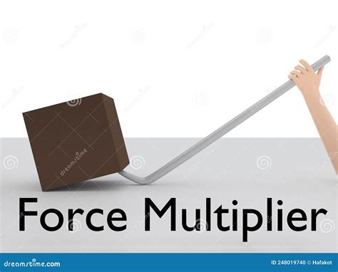 Force Multiplier Concept Stock Illustration Illustration Of Mechanical