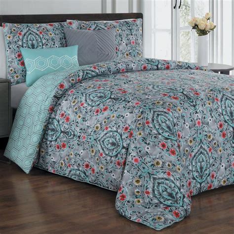 Try some of the ones listed below. Cia 5 Piece Reversible Comforter Set | Comforter sets ...