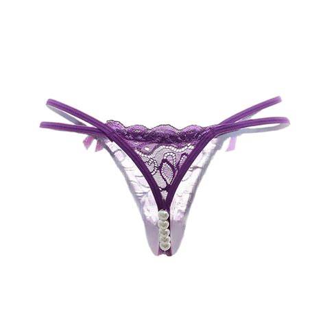 Sexy Pendant Lady Pearl G String V String Women Panties Low Waist Underwear Chmora Walmart Com