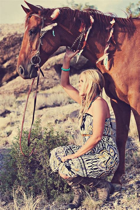 Native American Inspired Fashion Shoot On Utah Desert American Cowgirl