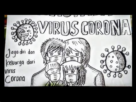 gambar virus corona hitam putih  mewarnai wiku