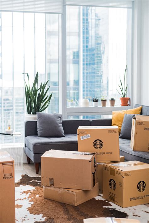 Cardboard Boxes On Living Room · Free Stock Photo