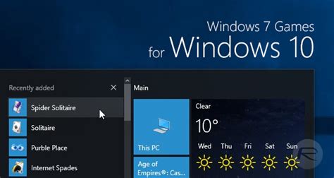 Get Classic Windows 7 Games Back On Windows 10 Heres How Redmond Pie