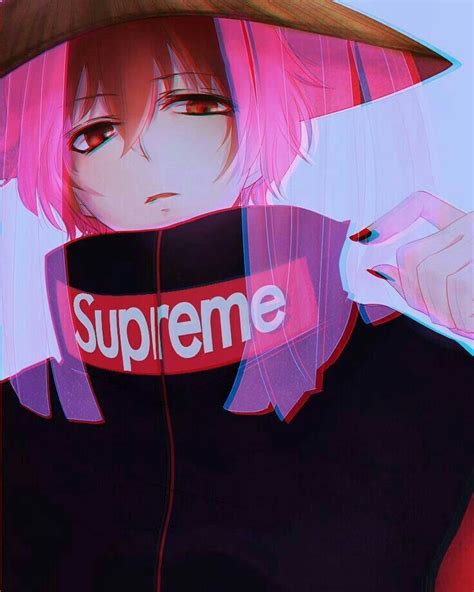 Supreme Anime Boy Pfp