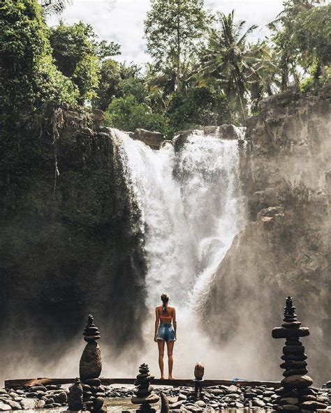 Enjoy The Beauty Of Tegenungan Waterfall In Bali Indonesia Photo By
