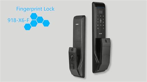 Smart Fingerprint Door Lock 918 X6 F Hune Lock Youtube