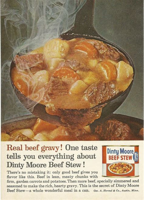 Dinty moore beef stew shepard s pie bites alyssa check out these remarkable dinty moore beef stew recipe and allow us know what you. Dinty Moore Beef Stew Original 1962 Vintage by VintageAdarama