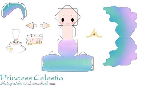 Princess Celestia My Little Pony Papercraft By Matryoshka12 On