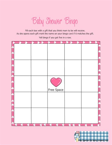Give each person (or team) a piece of paper and a pen. Free Printable Baby Shower Gift Bingo Game