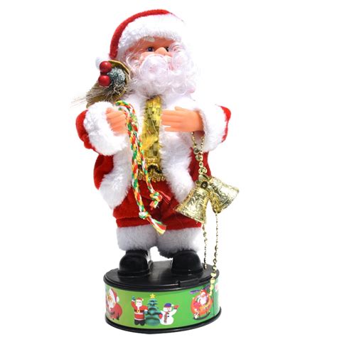 Tuscom Christmas Santa Claus Doll Electric Singing Dancing Toy New Year