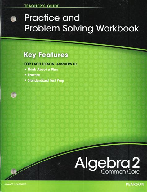 Pearson Prentice Hall Algebra 2 Answers Workbook Digital Library