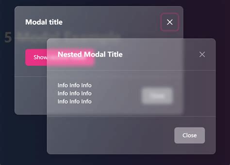Create Nested Bootstrap 5 Modal With JavaScript CSS Script