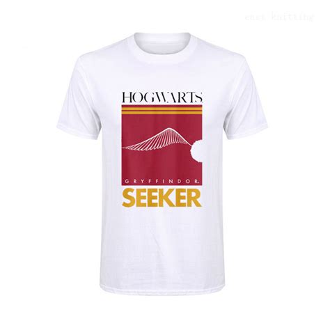 Buy Harry Potter Gryffindor House Quidditch Seeker T Shirt On Ezbuy Sg