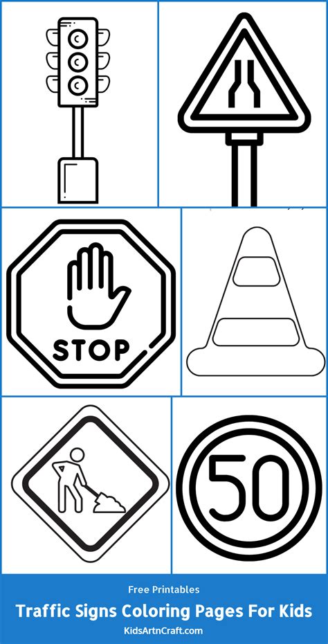 Free Printable Traffic Signs Coloring Pages Printable Templates