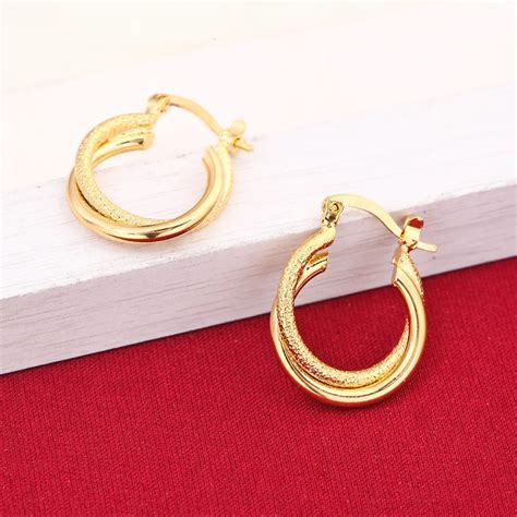 New Arrival Gold Stud Earrings For Gifts New Trendy Fashion Gold Color Earrings Stud Earrings
