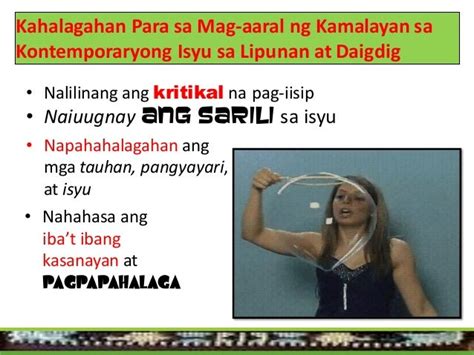 Kahalagahan ng Pagaaral ng mga Kontemporaryong Isyu
