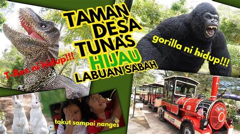 Taman Desa Tunas Hijau Labuangorilla Dan Dinosaurs Begerak Guys