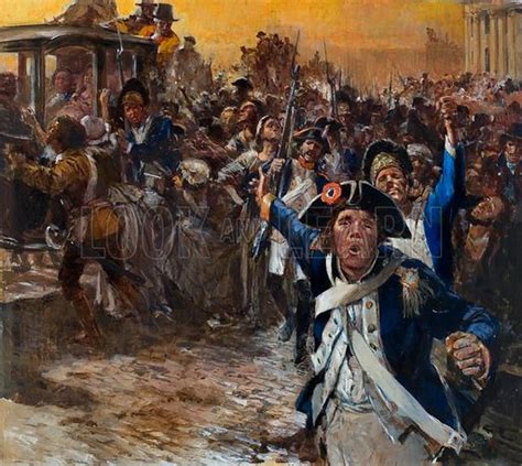 The Reign Of Terror During The French Revolution 17931794 Stock Image
