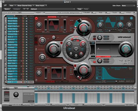 The Ultra Drum Machine from Logic Pro 9. A creative plugin that allows