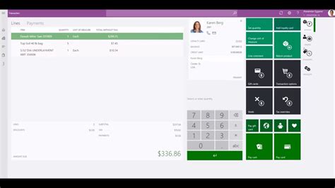 Point Of Sale Transaction Features Microsoft Dynamics 365 Youtube