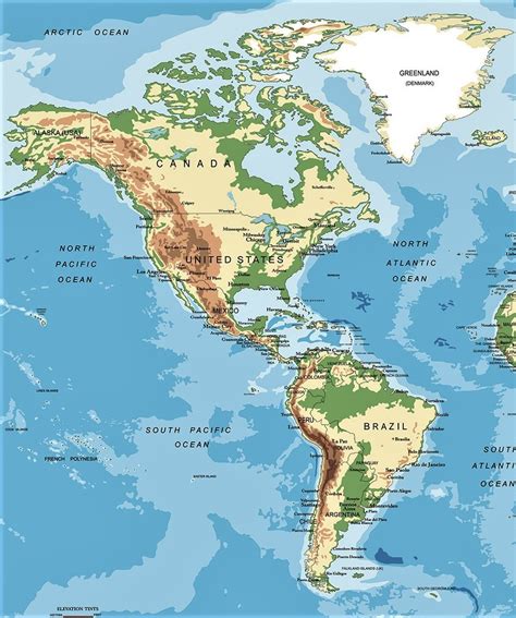 mapa de américa mapa de paises y capitales de américa descargar e imprimir mapas