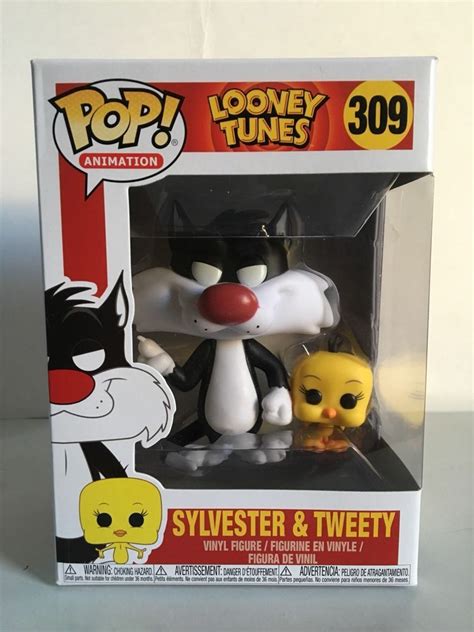 Funko Pop Looney Tunes Sylvester And Tweety 309 Vinyl Figure Brand New