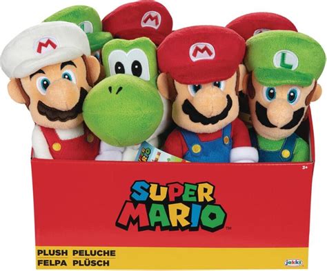 Sort Nintendo Super Mario PliŠana IgraČka 20 Cm