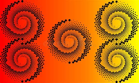 Abstract Bright Orange Yellow And Black Colors In Background Vector