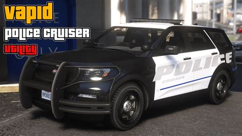 Vapid Police Cruiser Utility Ford Police Interceptor Utility Gta V Lore Friendly Car Mods