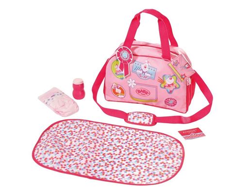 Baby Born Changing Bag Doll Dolls Change Mat Nappy Role Childrens Kids