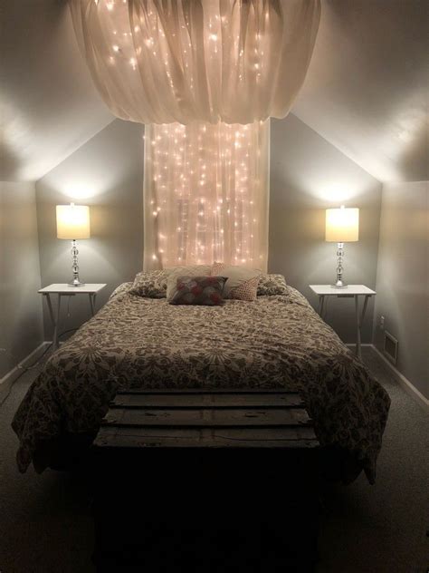 Canopy bed diy kids interior childrens bedrooms kids bedroom kids decor bedroom diy boy room how to make bed kid. Dormer bedroom canopy lights | Dormer bedroom, Beautiful ...