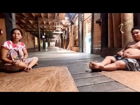 Perkampungan Suku Dayak Iban Di Rumah Panjang YouTube