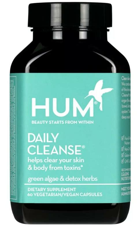 Hum Nutrition Daily Cleanse 60 Vegan Capsules Brand New
