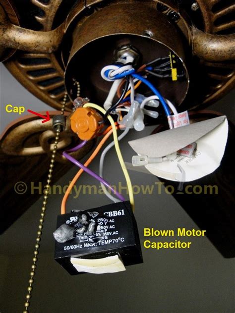 Hampton Bay Ceiling Fan Capacitor Wiring Diagram