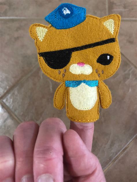 Felt Octonauts Finger Puppet Set With Bag Pretend Play For Etsy Canada