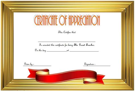 This is a listing for customised, printable invitation in digital format. Teacher Appreciation Certificate Free Printable: 10+ Designs