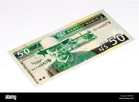 50 Namibian Dollars Bank Note Of Namibia Namibian Dollars Is The