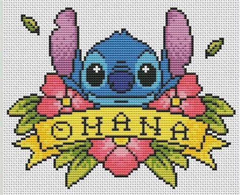 Stitch Ohana Perler Stitch Stitchingembroidery In 2020 Disney Cross