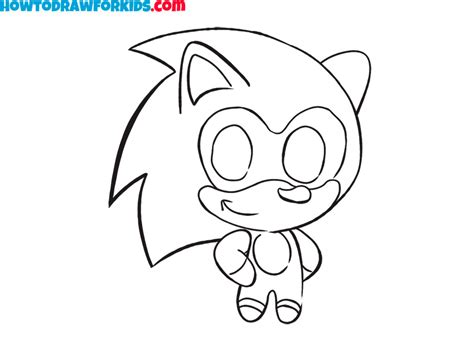How To Draw Sonic Easy Drawing Tutorial For Kids