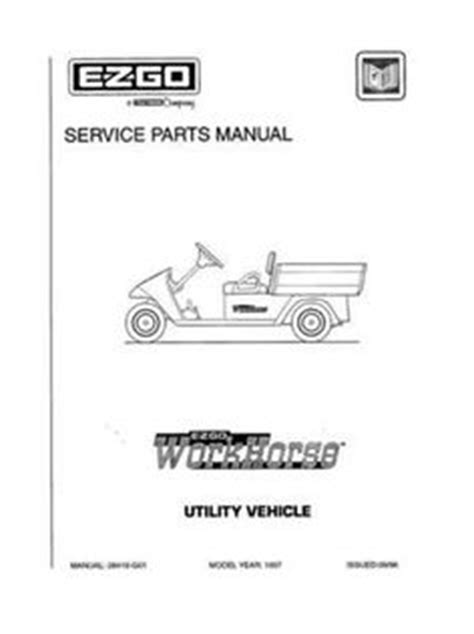 Honestly, we have been noticed that ez go workhorse wiring diagram is being just about the most popular subject at this moment. EZGO 604972 2006 Service Parts Manual for Electric Coastal ...
