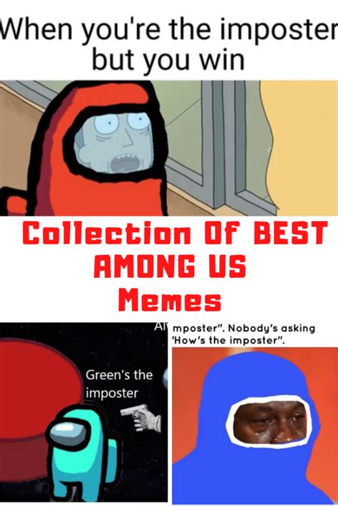 Collection Of Best Among Us Memes Guide For Moms