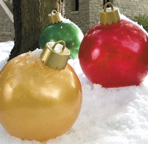 Outdoor Tree Ornaments Balls Giant Christmas Inflatable Giant