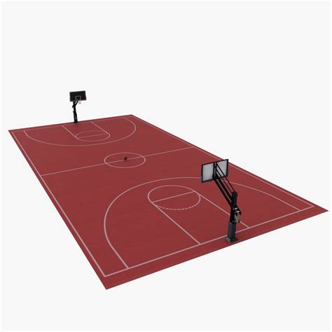Basketball Court Free 3d Model Max Fbx Free3d