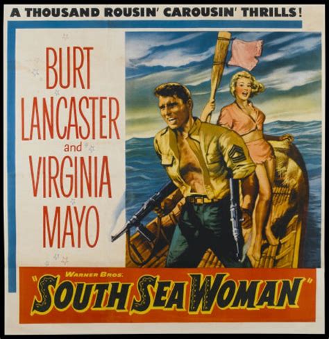 Original South Sea Woman 1953 Movie Poster In C7 Condition For 350