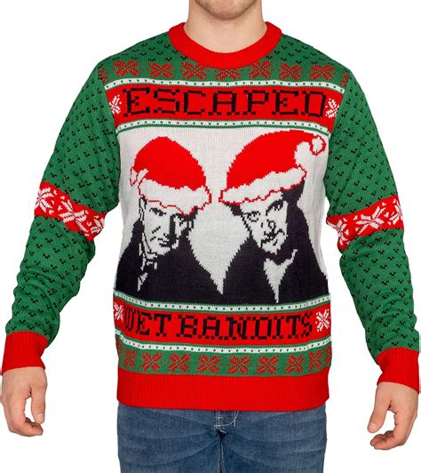 Home Alone Escaped Wet Bandits Adult Ugly Christmas Sweater