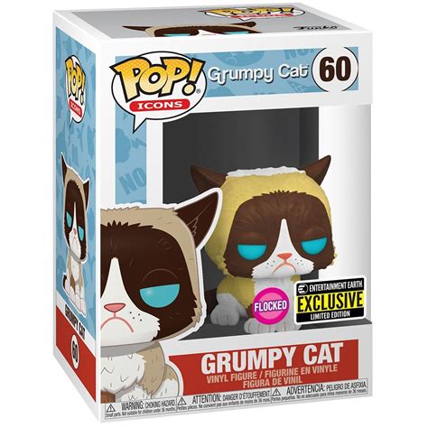 Grumpy Cat Funko Pop Grumpy Cat Flocked Funko Pop Vinyl Figure Exclusive Geek Slop Online