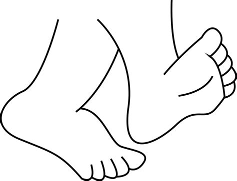 Feet Walking Drawing Free Download On Clipartmag